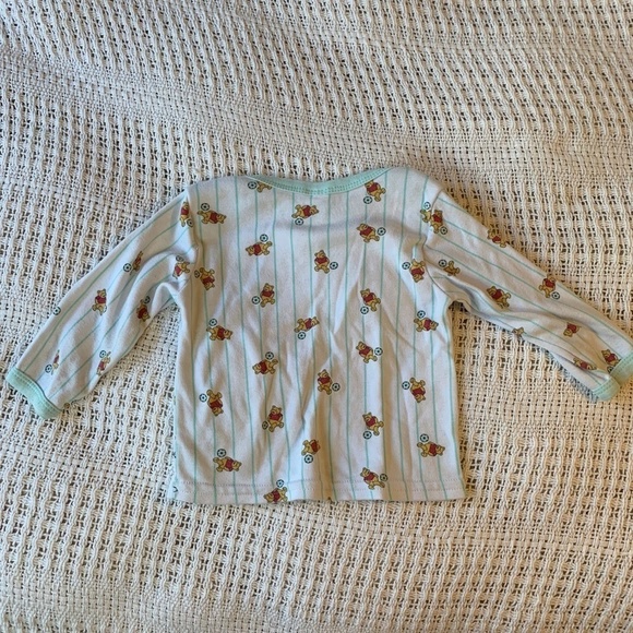 𝅺mgm Kid's Fashion Striped Vintage Pajamas Size 1 [Fits Like 12 Months] (1319) - Picture 5 of 8